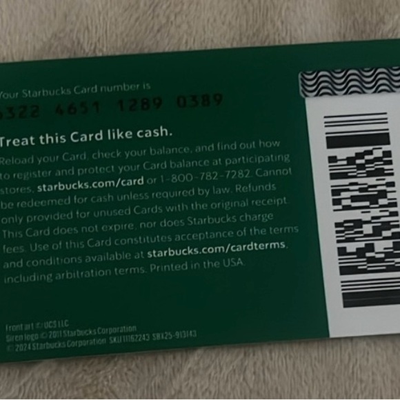 Starbucks Wicked Gift card NO CASH VALUE!! - Picture 2 of 2